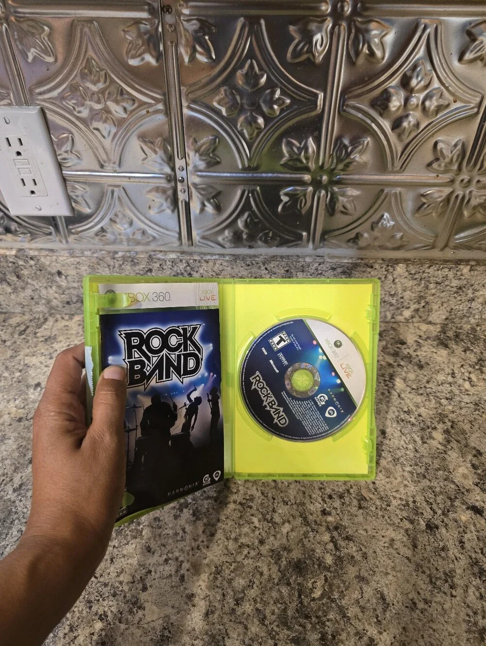 Microsoft Rock Band CIB W/ Manual Game - Xbox 360
